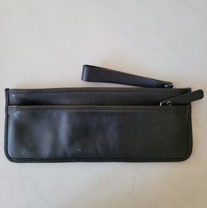 HOBO Unlimited Black Leather Wristlet
